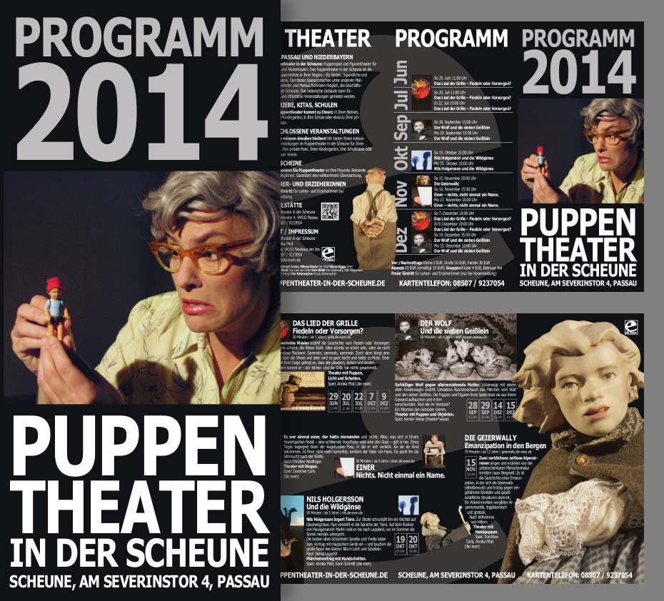 Download Programm 2014 Puppentheater in der Scheune, Passau, Niederbayern
